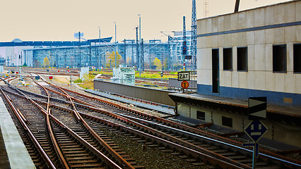 Image showing Railway and Trains