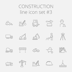 Image showing Construction icon set.