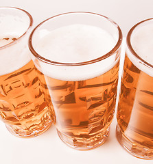 Image showing  Lager beer vintage