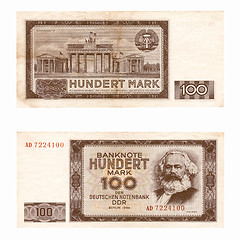 Image showing  DDR banknote vintage