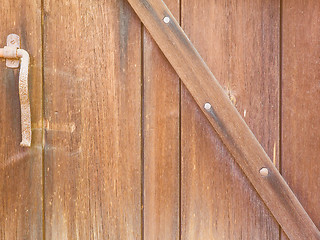 Image showing  Old door vintage