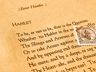 Image showing  William Shakespeare Hamlet vintage