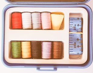 Image showing  Sewing kit vintage