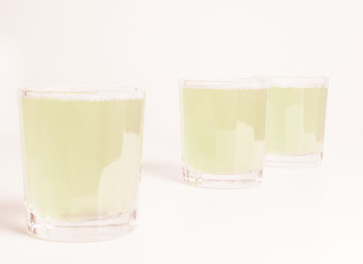 Image showing  Green apple juice vintage