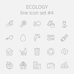 Image showing Ecology icon set.