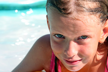 Image showing In the swimming pool