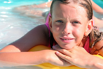 Image showing In the swimming pool