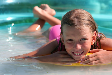 Image showing In the swimming pool