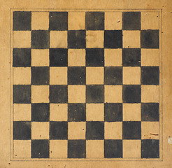 Image showing Draughts or Checkers game board