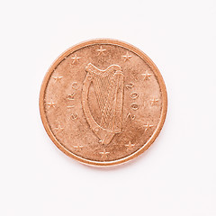 Image showing  Irish 5 cent coin vintage