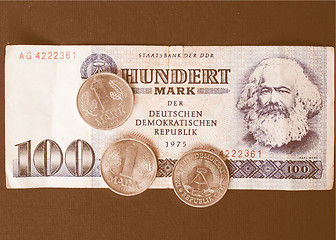 Image showing  DDR banknote vintage