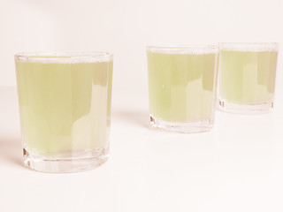 Image showing  Green apple juice vintage