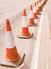 Image showing  Traffic cone vintage