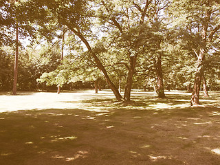 Image showing Retro looking Park picture