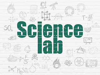 Image showing Science concept: Science Lab on wall background