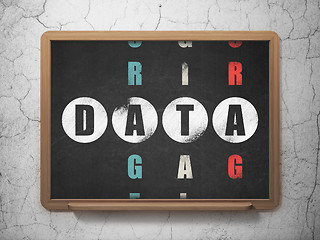 Image showing Data concept: Data in Crossword Puzzle