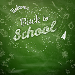 Image showing Back to school background. EPS 10