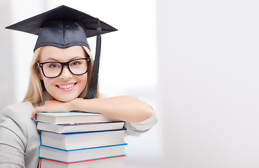 Image showing student in graduation cap