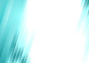 Image showing Turquoise blurred stripes bright corporate background