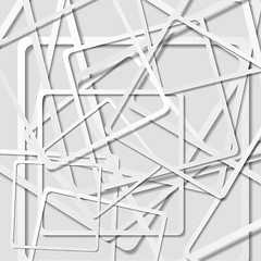 Image showing Abstract light grey squares background