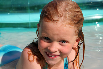 Image showing In the swimming pool