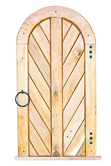 Image showing Old wooden door. 