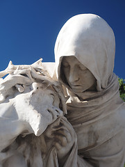 Image showing detail statue  Basilica Notre Dame Marseille France Europe     