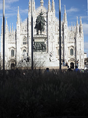 Image showing editorial Duomo Milan Italy