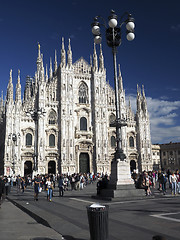 Image showing editorial Duomo Milan Italy