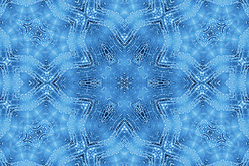 Image showing Blue abstract pattern