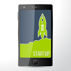 Image showing Mobile start up app