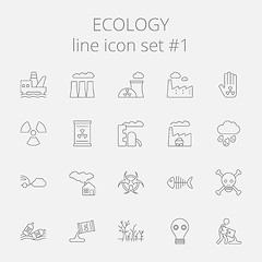 Image showing Ecology icon set.