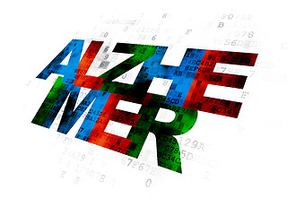 Image showing Medicine concept: Alzheimer on Digital background