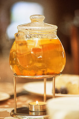 Image showing teapot of herbal tea