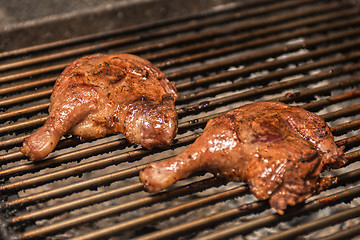 Image showing grilled duck legs