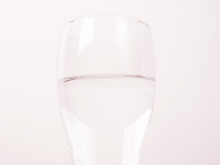 Image showing  Glass of water vintage