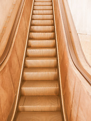 Image showing  Escalator vintage