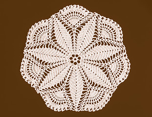 Image showing  A doily vintage