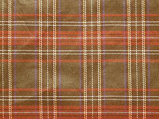 Image showing Retro looking Tartan background