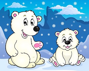 Image showing Polar bears theme image 2