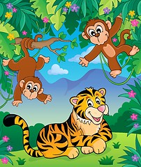 Image showing Animals in jungle topic image 4