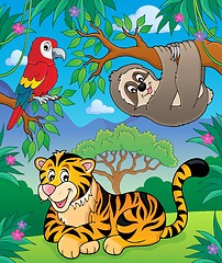 Image showing Animals in jungle topic image 2