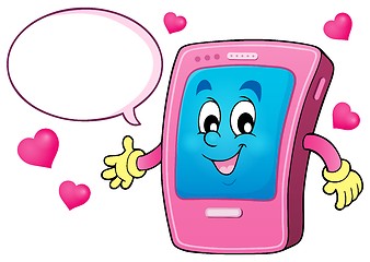 Image showing Cartoon smartphone theme 4