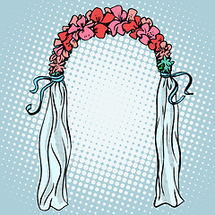 Image showing Wedding gate for the betrothal