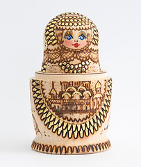 Image showing Russian wooden doll - Matryoshka