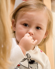 Image showing Blond baby