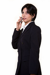 Image showing Short hair business woman