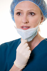 Image showing Lady surgeon