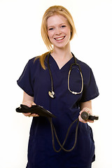 Image showing Happy young nurse