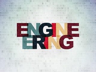Image showing Science concept: Engineering on Digital Paper background